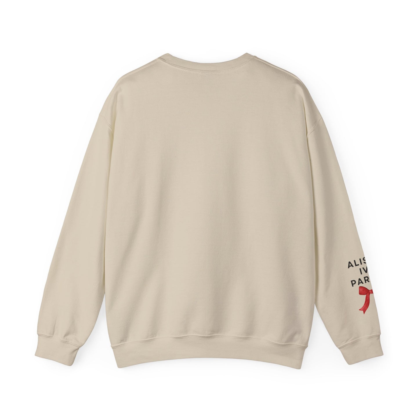 Personalized Checkered Coquette Mama Sweatshirt