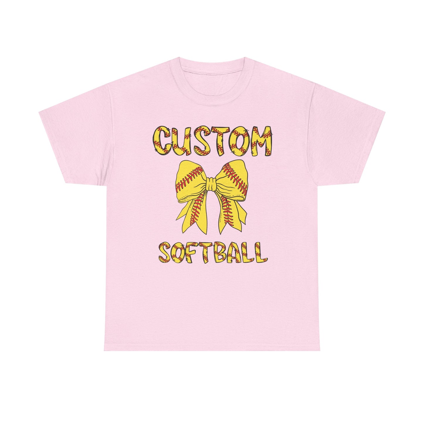 Custom Team Name Softball Mom T-shirt