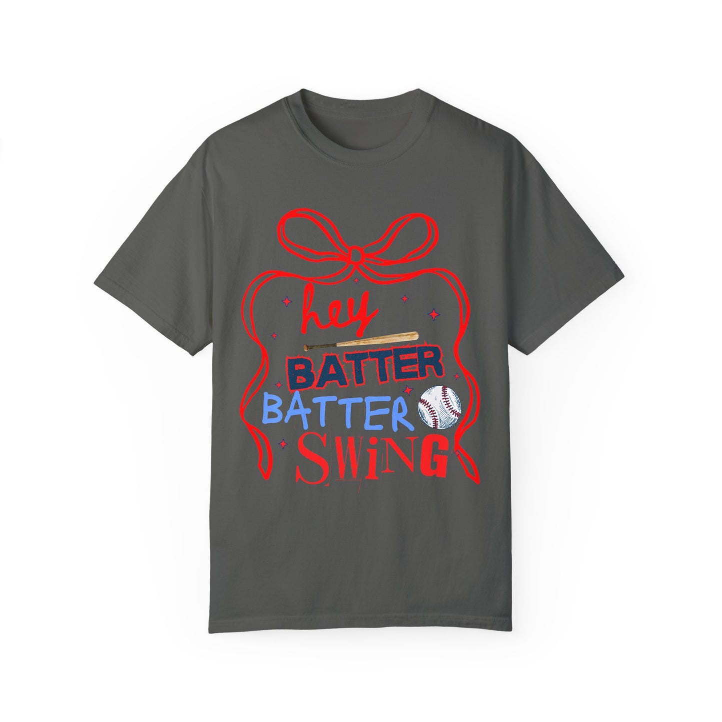 Coquette Hey Batter Batter Swing Baseball T-Shirt