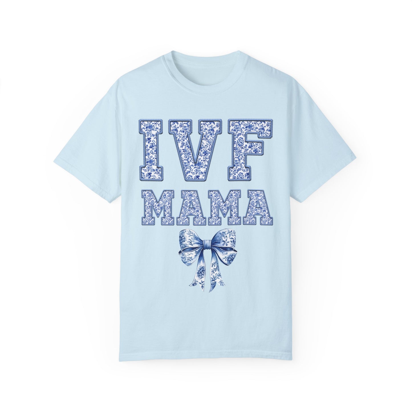 IVF Mama Toile Coquette Bow Shirt