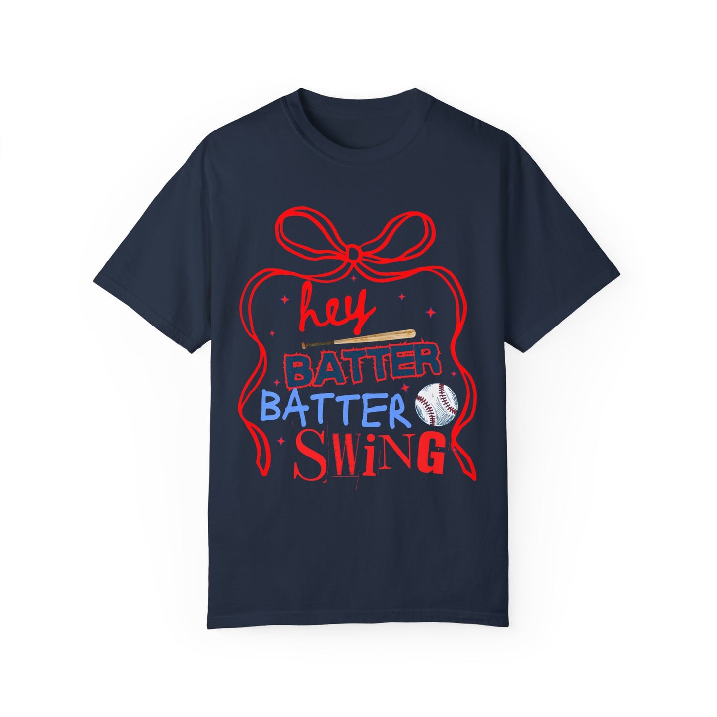 Coquette Hey Batter Batter Swing Baseball T-Shirt