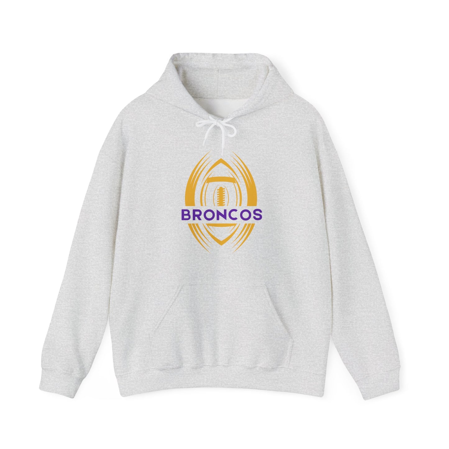 Adult Unisex Broncos Hoodie with Custom Name and Number