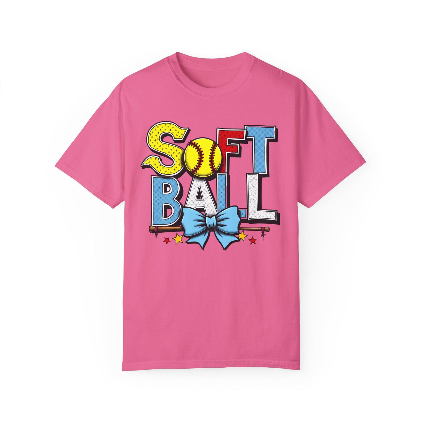 Softball Coquette Bow T-Shirt