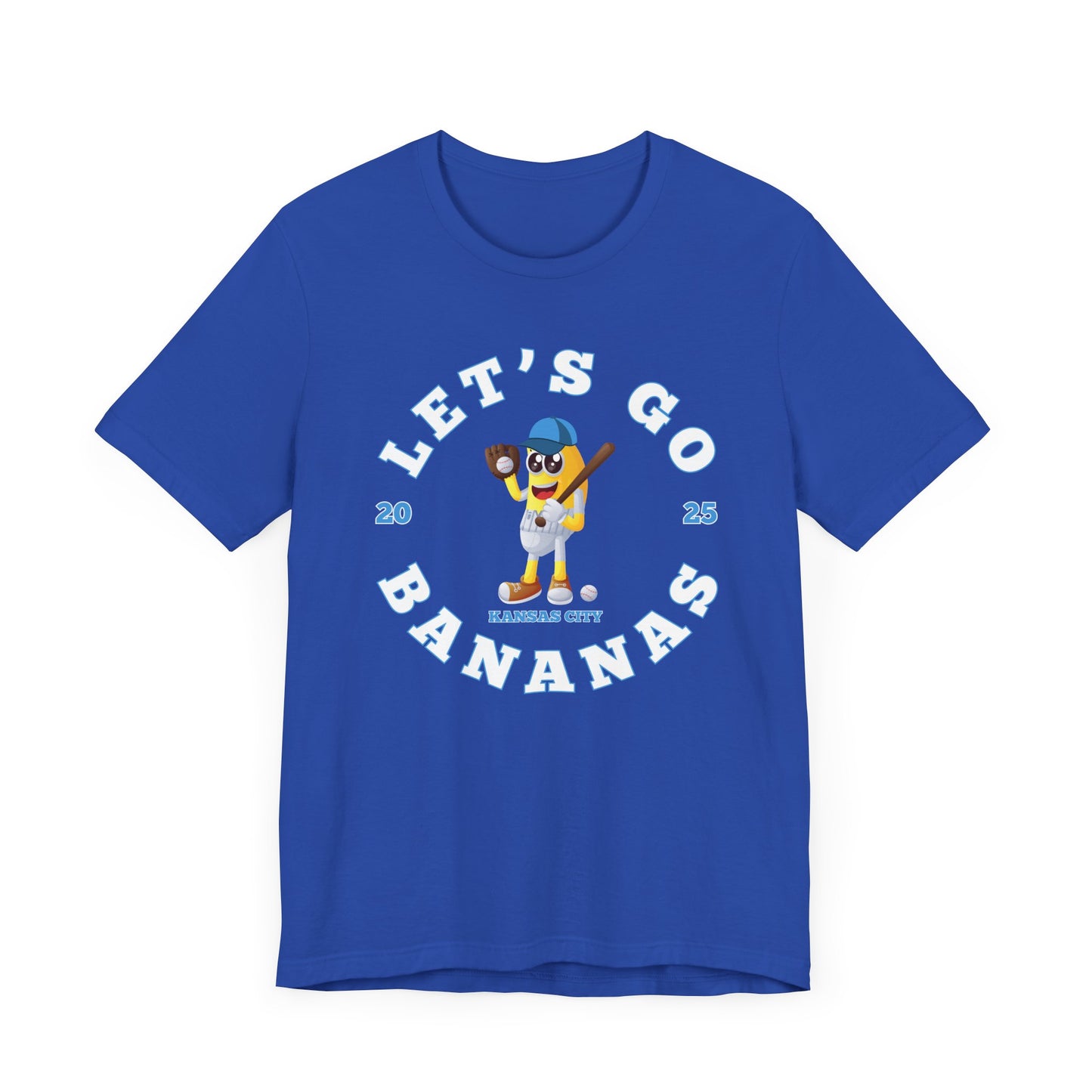 Adult 2025 Let's Go Bananas Kansas City Baseball T-shirt