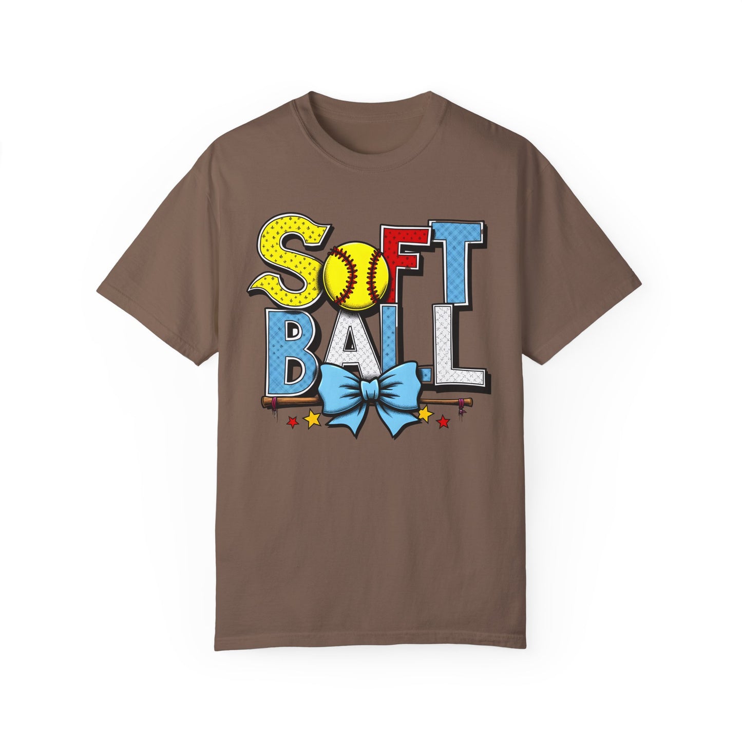 Softball Coquette Bow T-Shirt