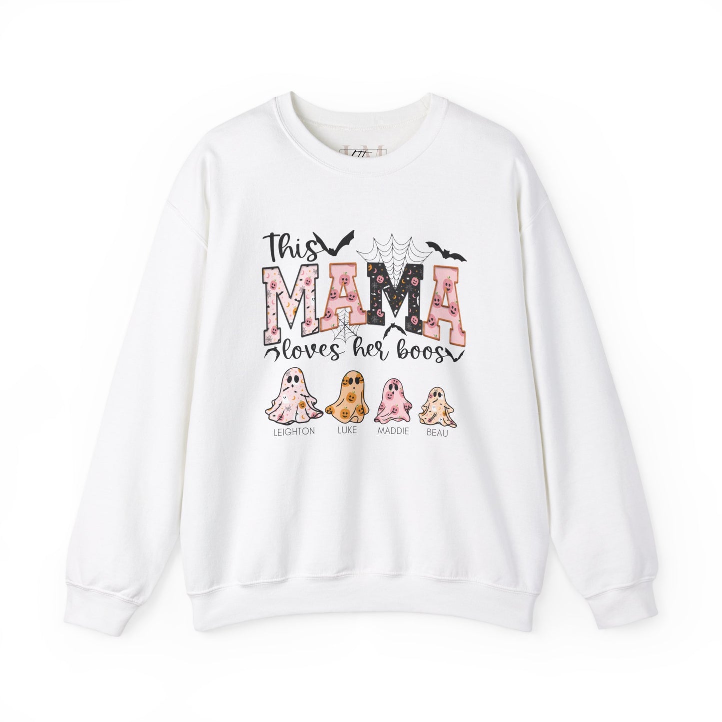 Custom Mama Loves her Boos Sweatshirt