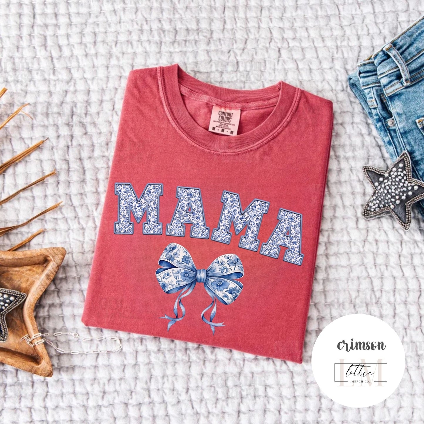 Chinoiserie Coquette Mama Shirt