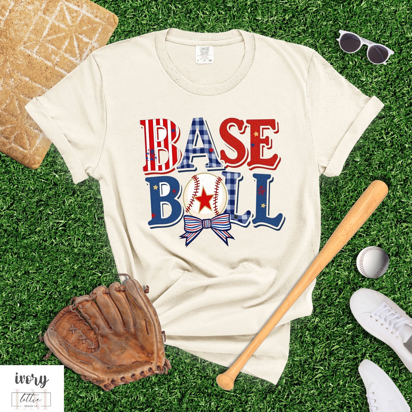 Baseball Coquette Bow T-Shirt