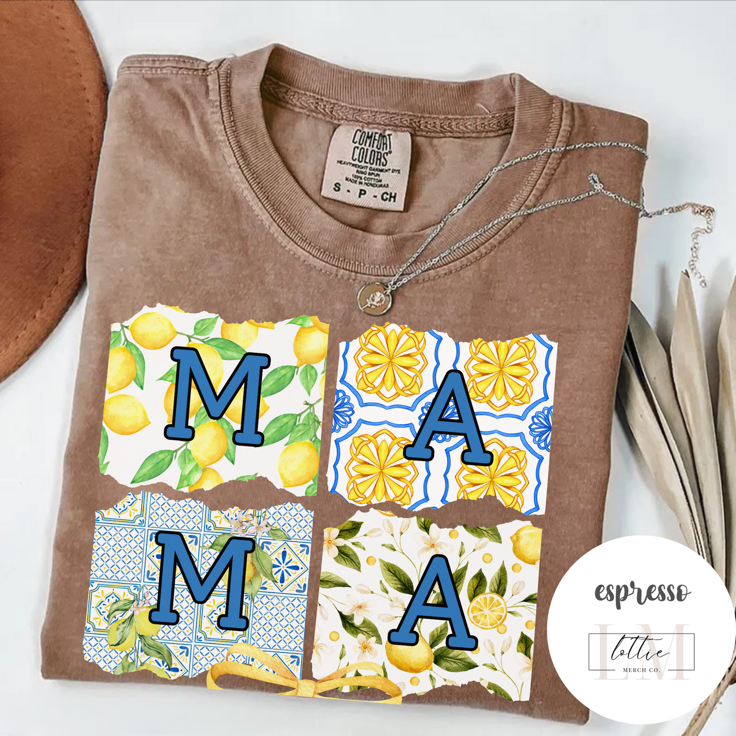 Coquette Mama Lemon Bow T-Shirt