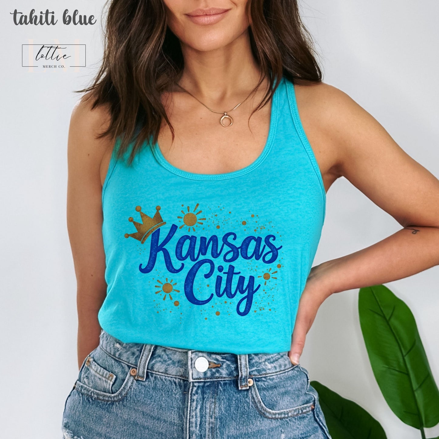 Kansas City Baseball Women's Racerback Tank, Kansas City Baseball Tank Top, KC Baseball T-shirt