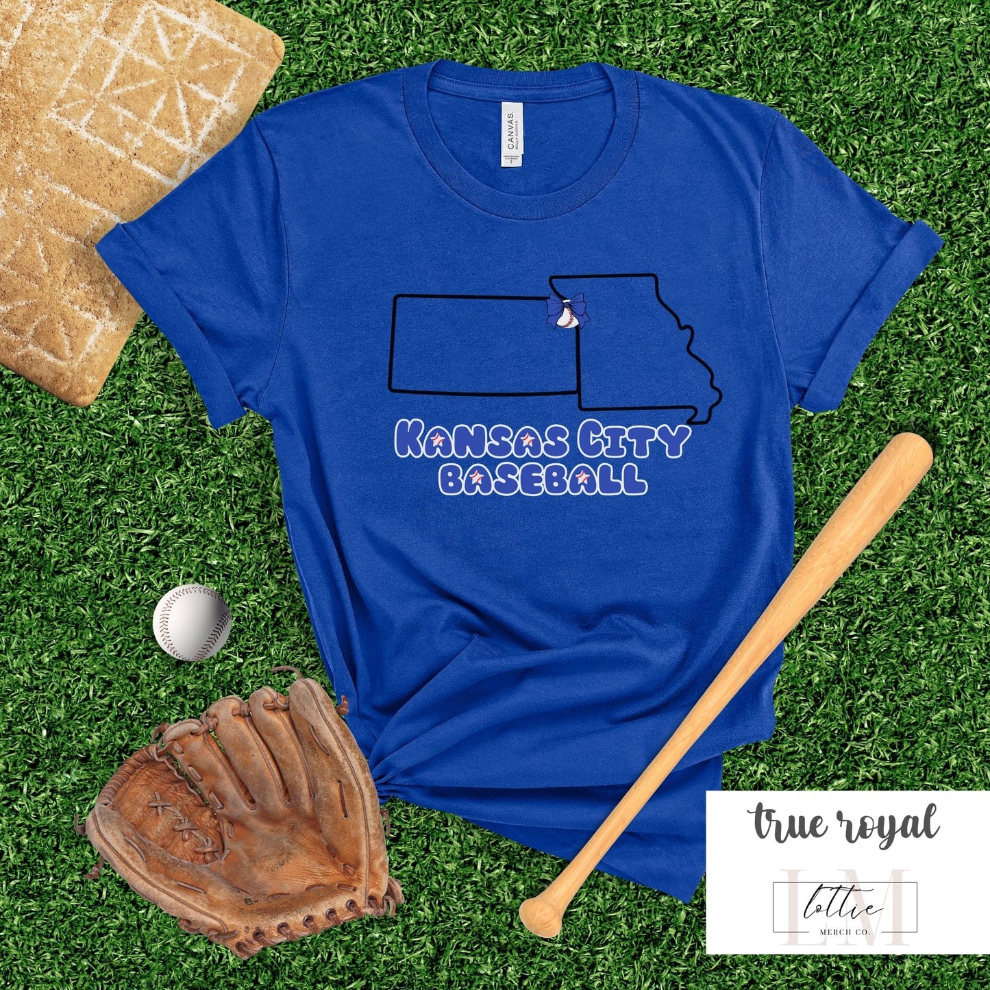 Kansas City Baseball States T-shirt