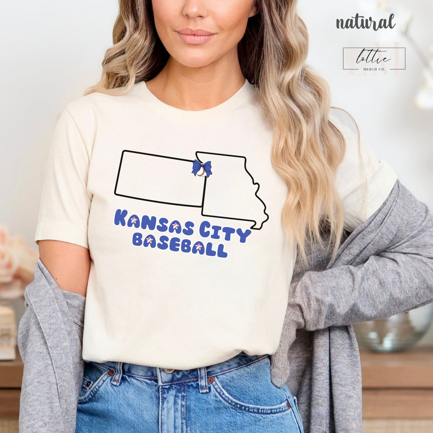 Kansas City Baseball States T-shirt