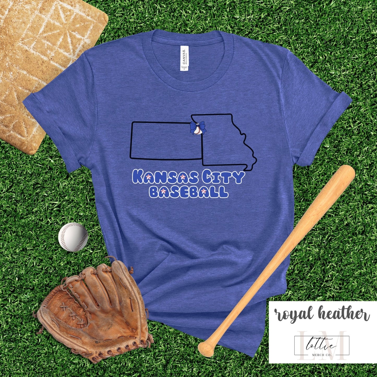 Kansas City Baseball States T-shirt