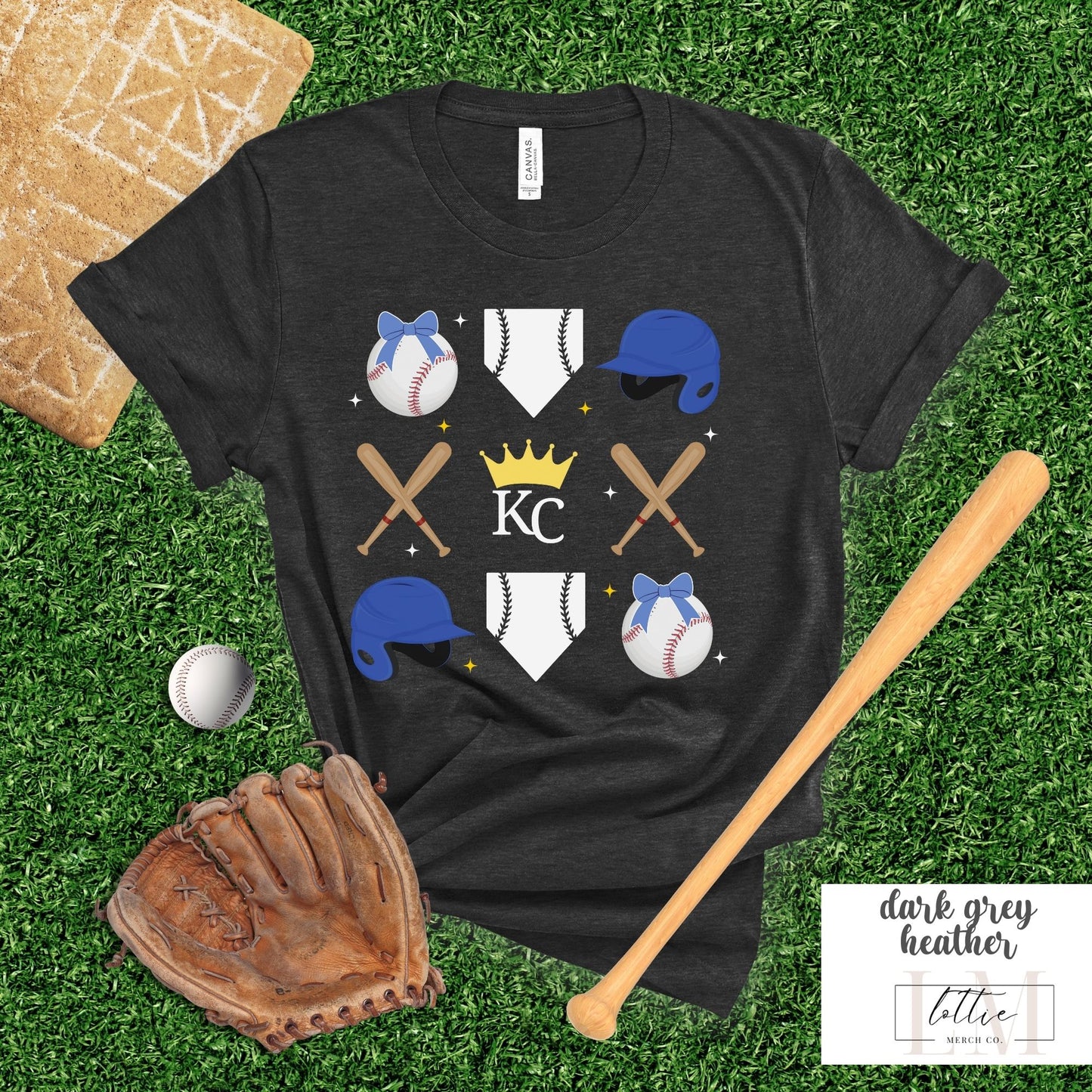 Kansas City Baseball Grid Shirt