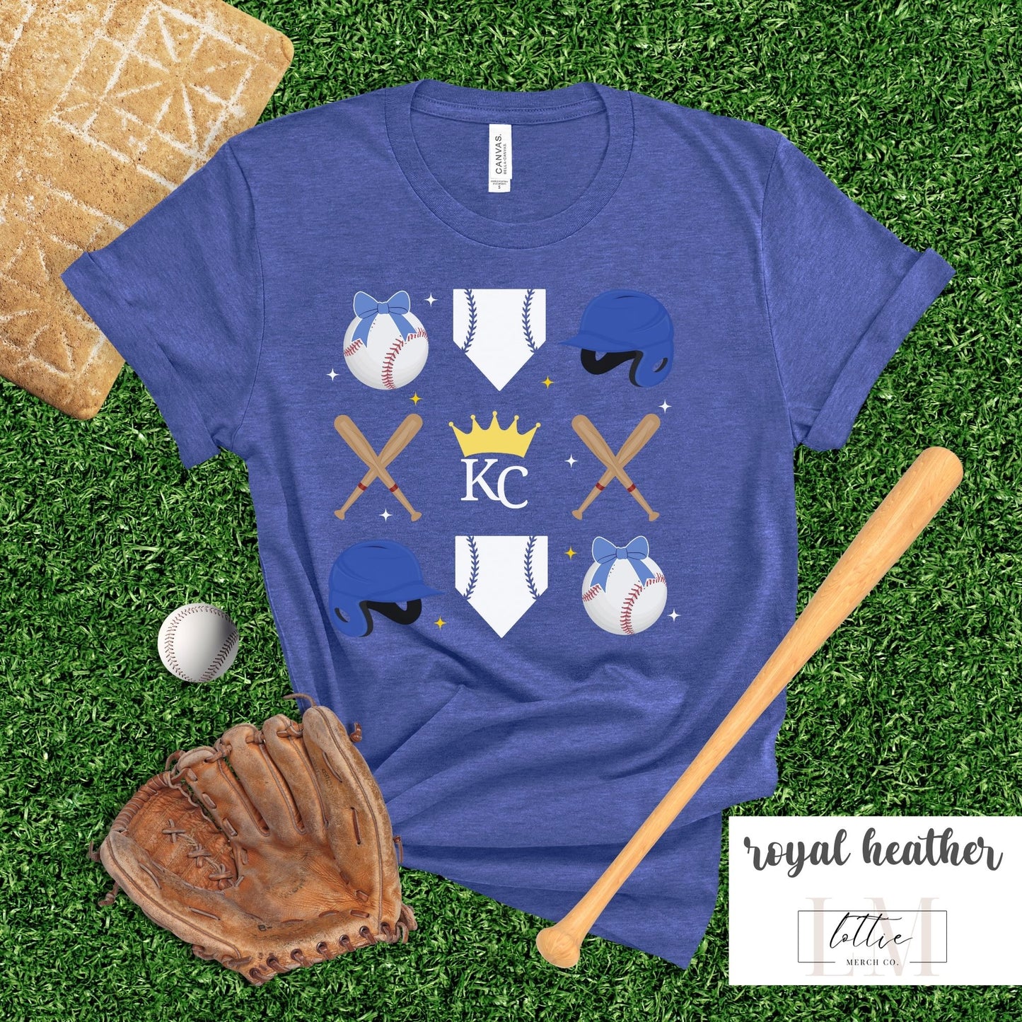 Kansas City Baseball Grid Shirt