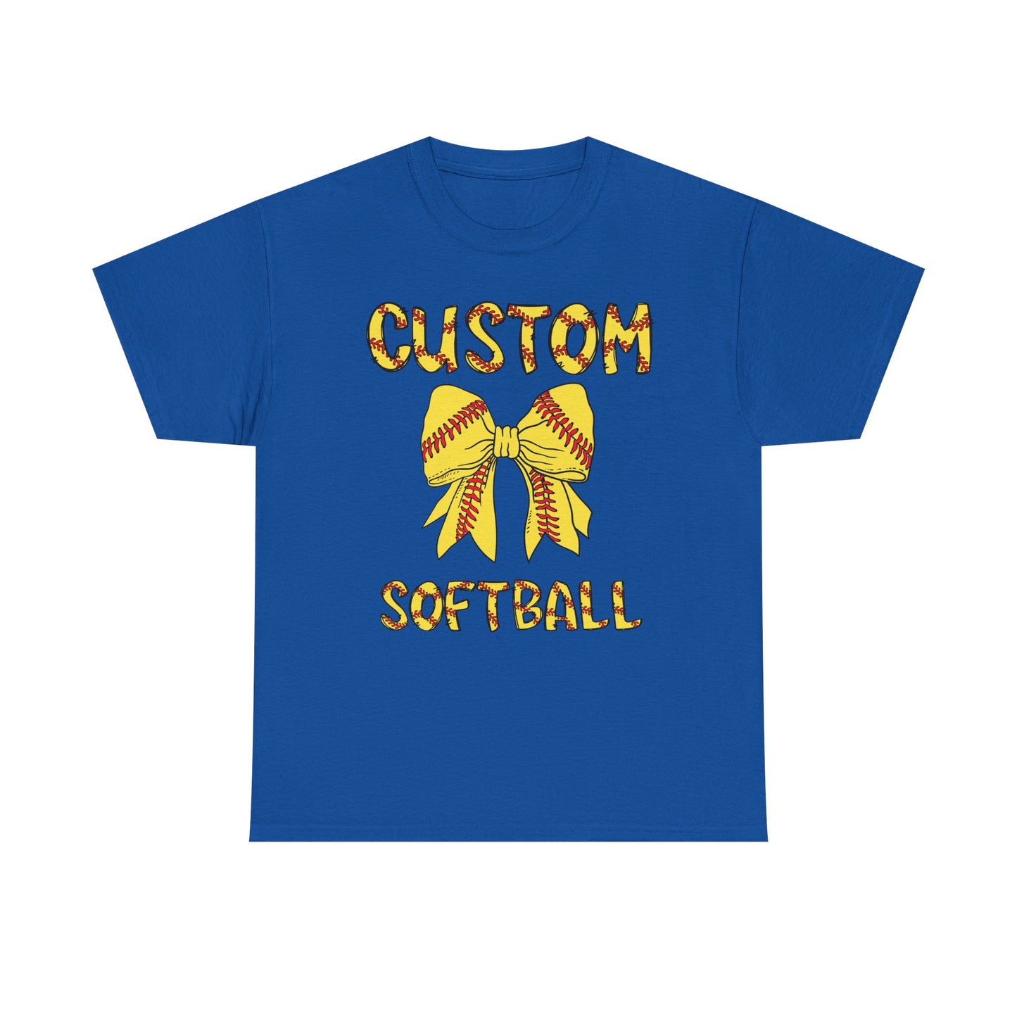 Custom Team Name Softball Mom T-shirt