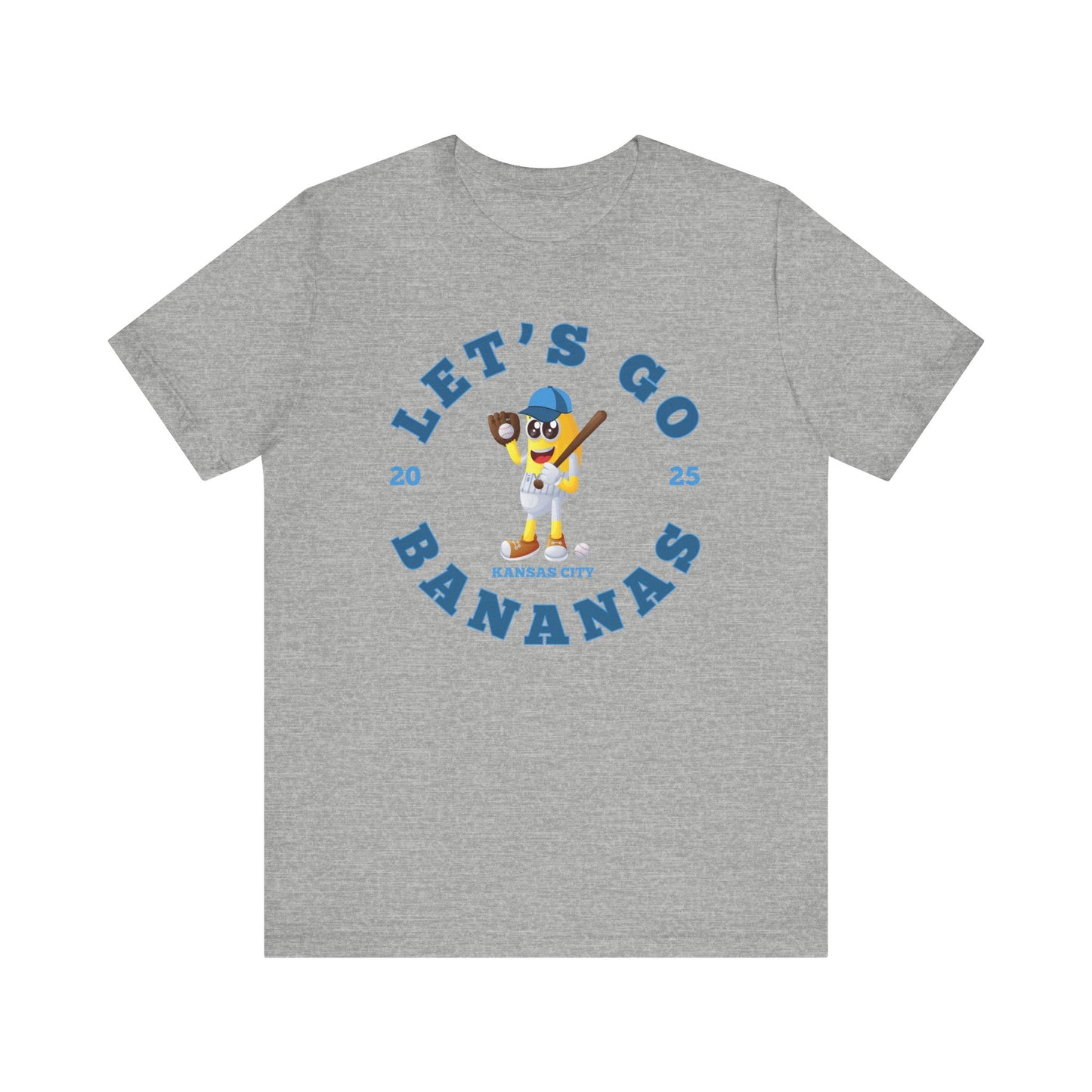 Adult 2025 Let's Go Bananas Kansas City Baseball T-shirt