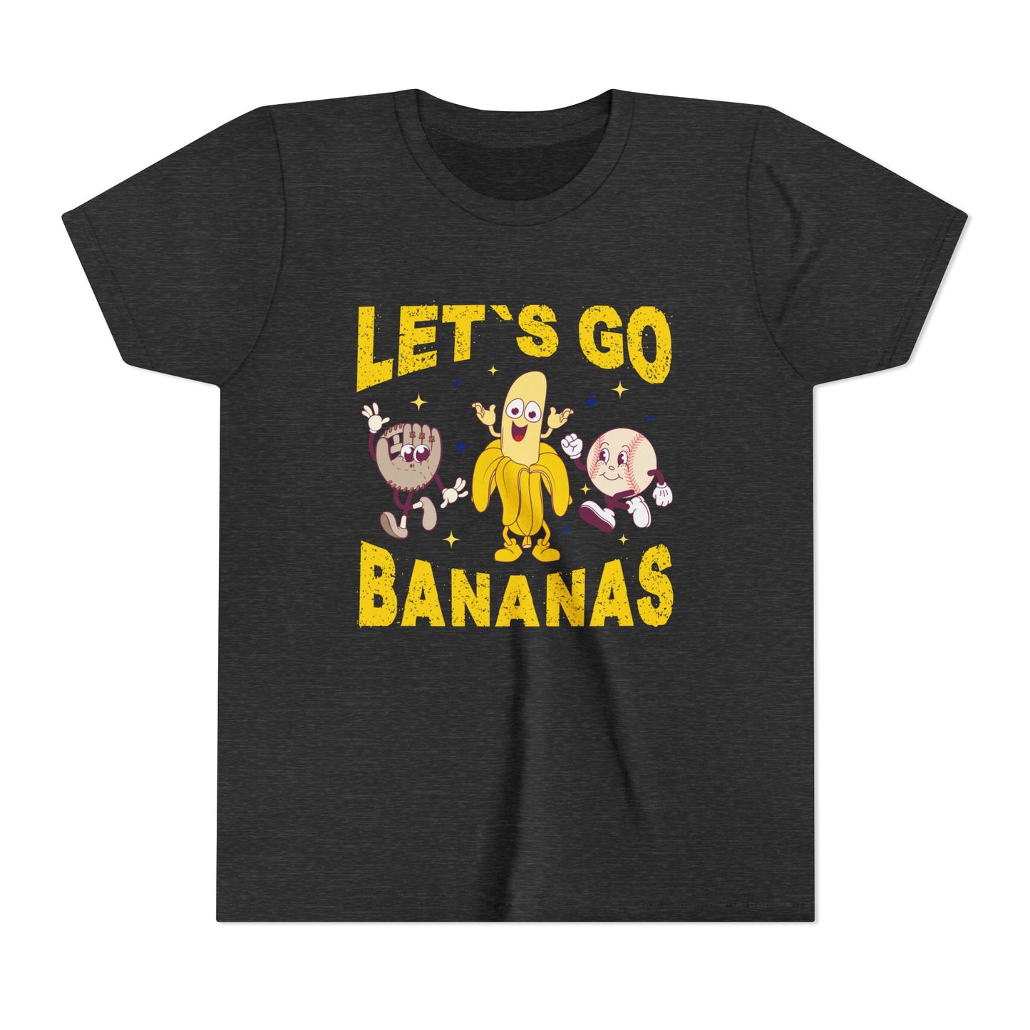 Youth Yellow Let's Go Bananas Kansas City Baseball Shirt