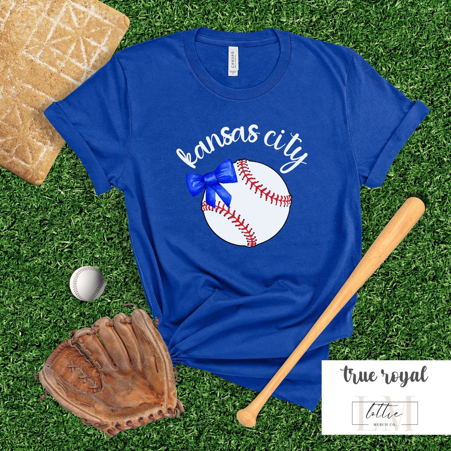 Kansas City Baseball Coquette T-Shirt