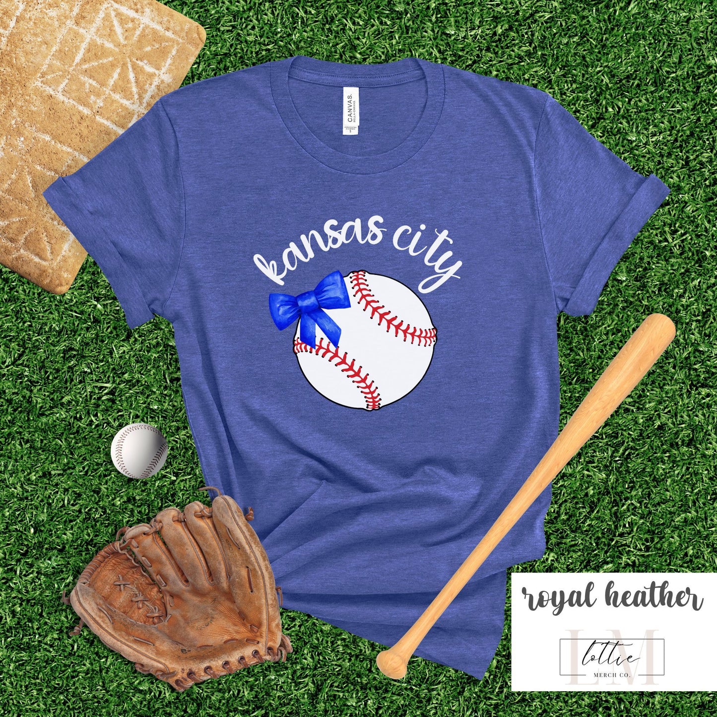 Kansas City Baseball Coquette T-Shirt