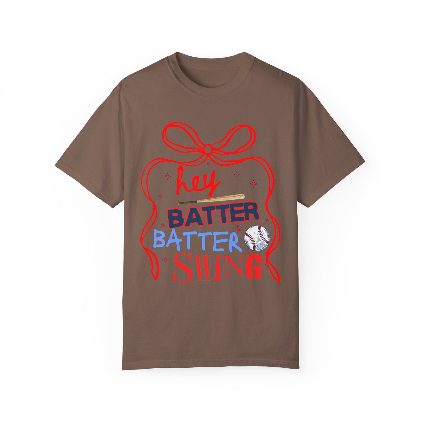 Coquette Hey Batter Batter Swing Baseball T-Shirt