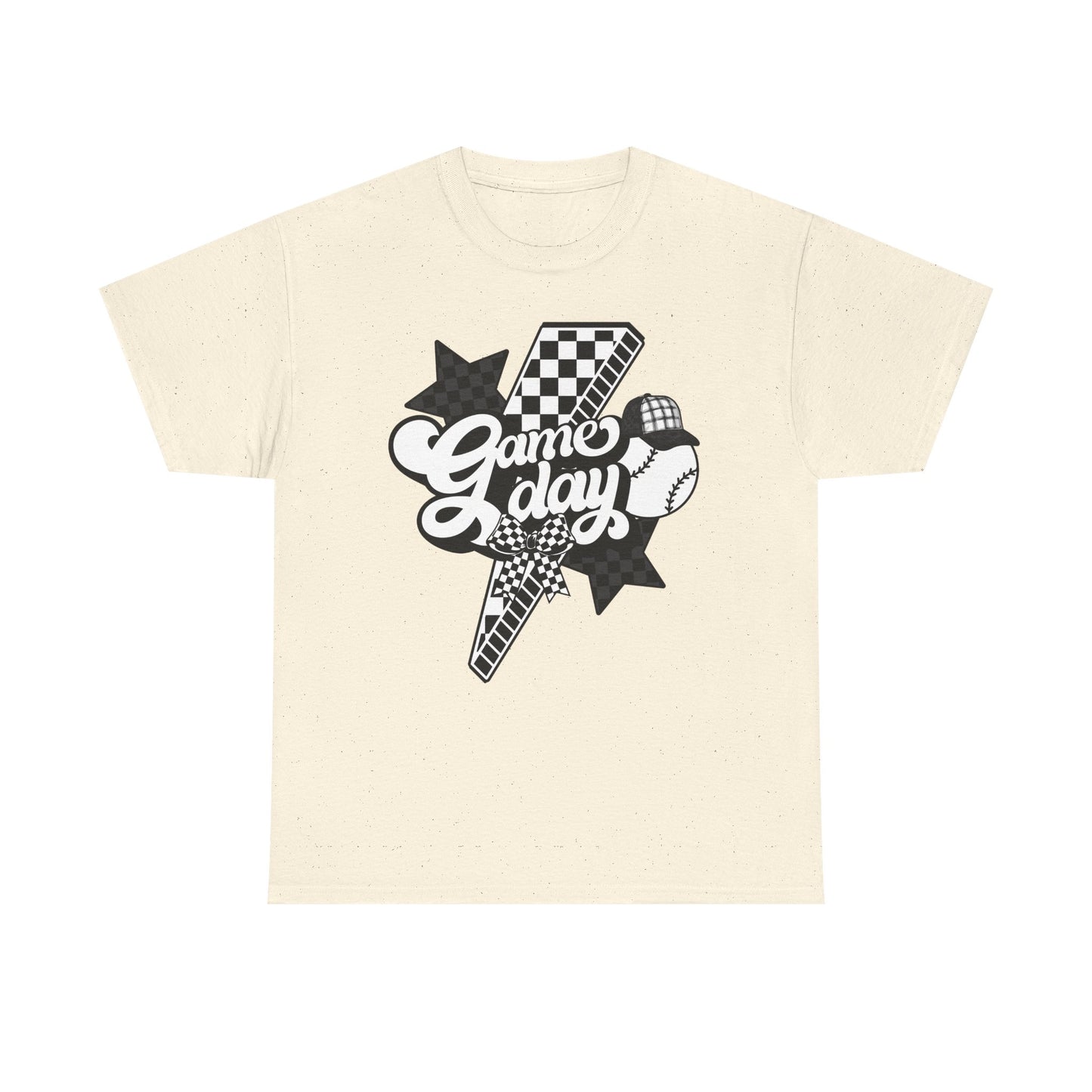 Game Day Checkered Baseball T-Shirt