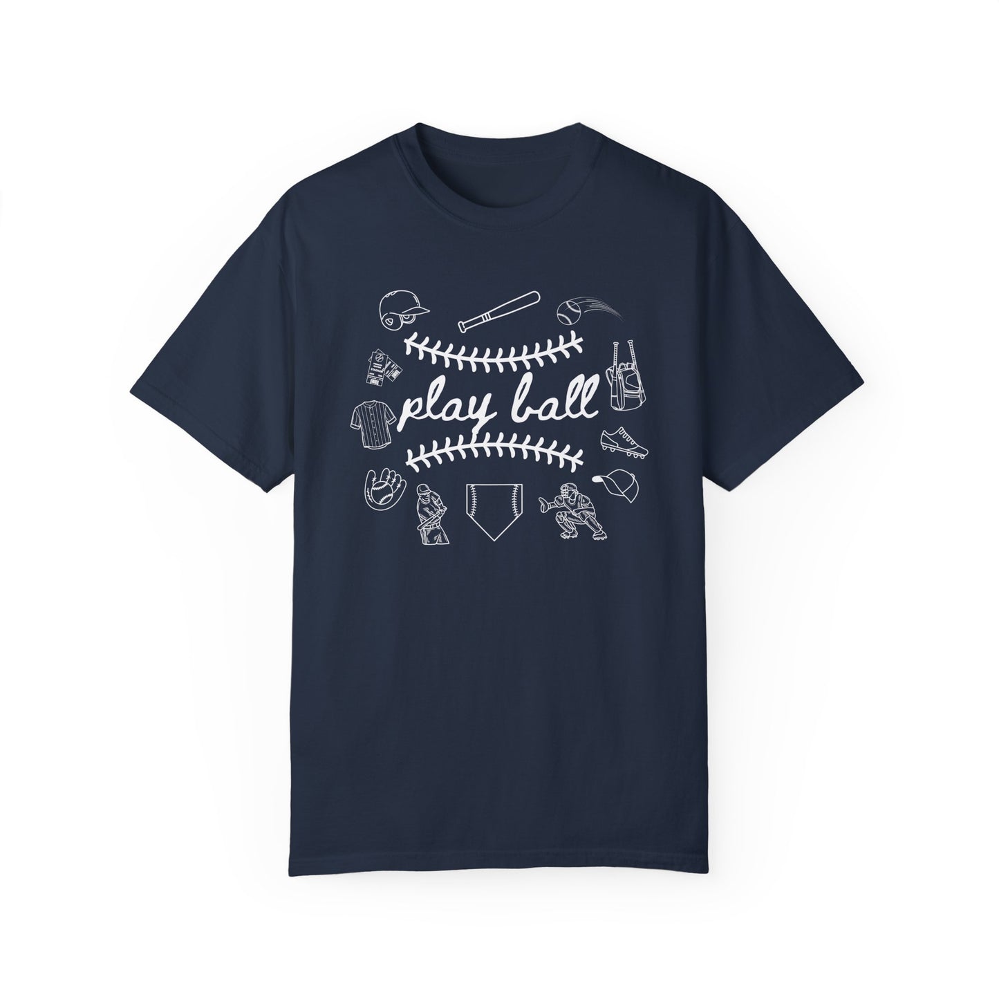 Play Ball Doodle T-Shirt