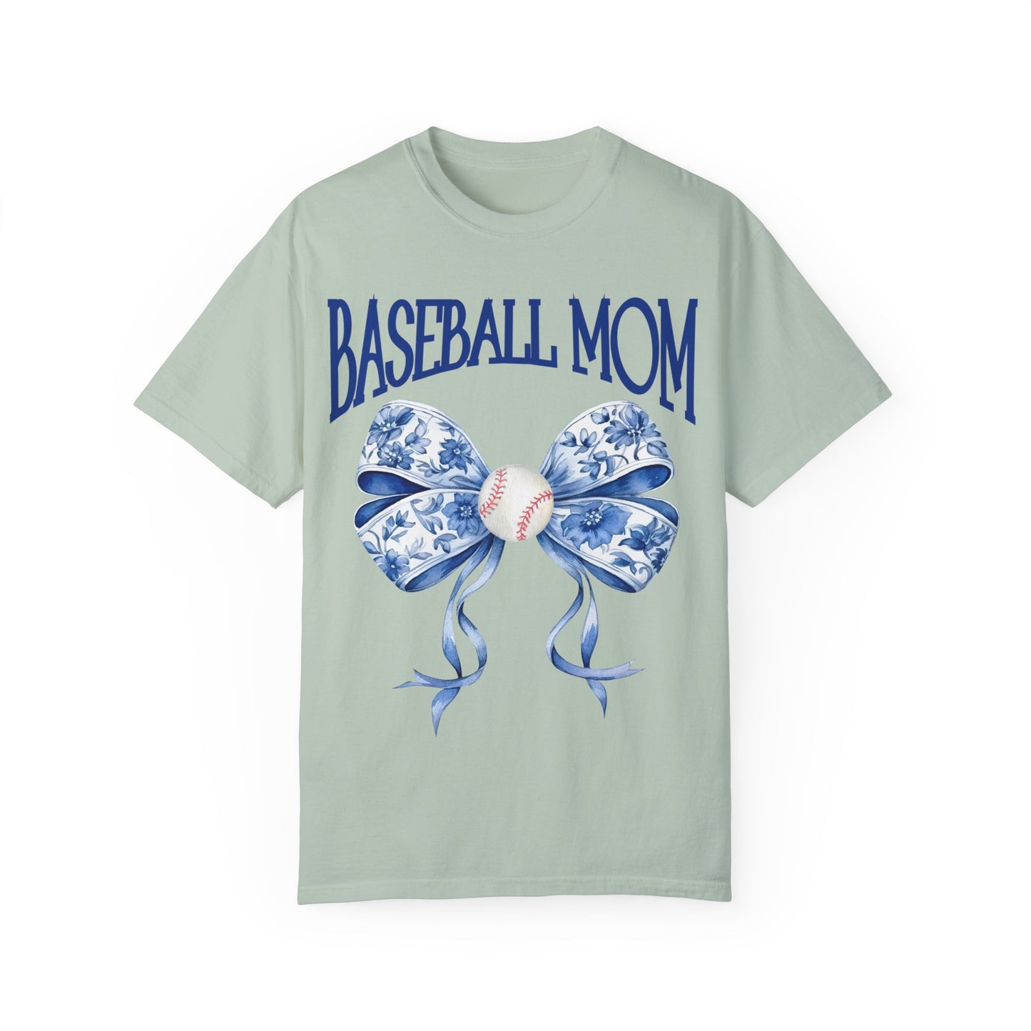 Toile Baseball Mom Bow T-Shirt