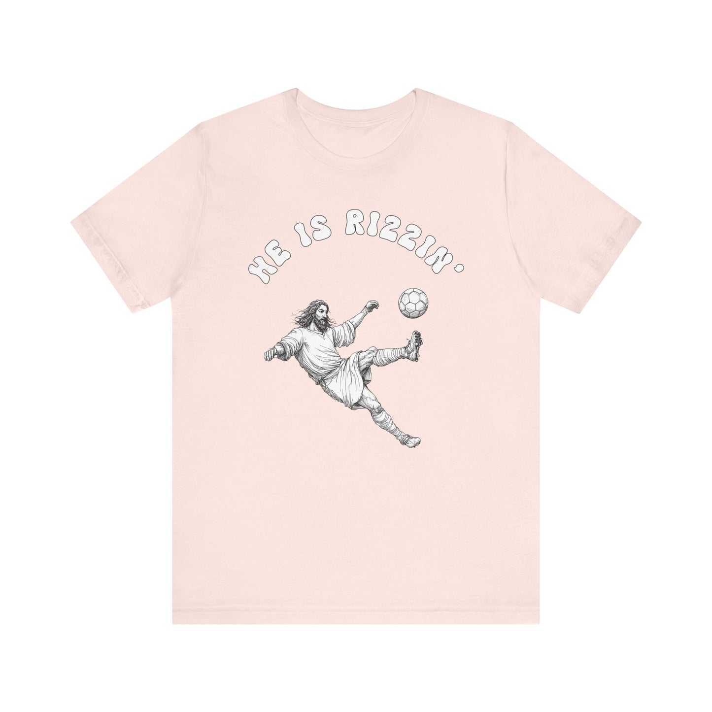 He Is Rizzin' Unisex Jersey Tee | Funny Soccer T-Shirt