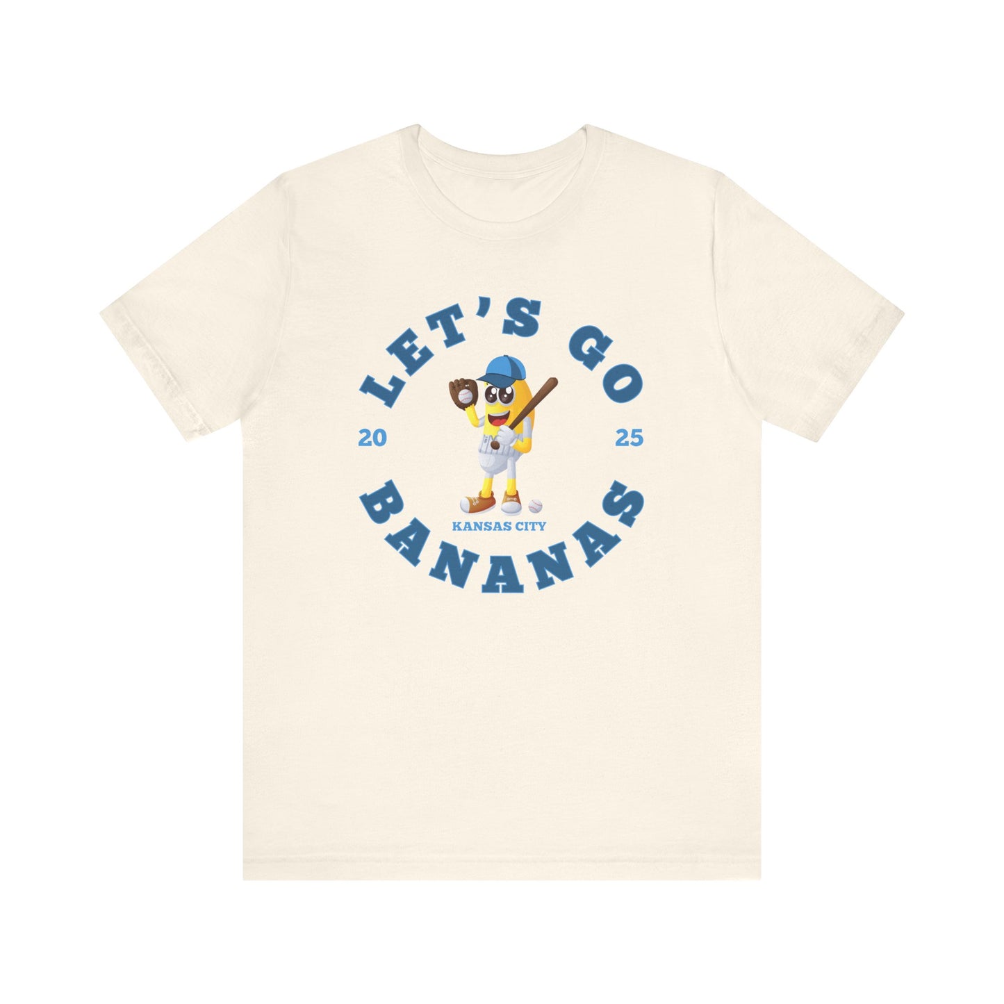 Adult 2025 Let's Go Bananas Kansas City Baseball T-shirt