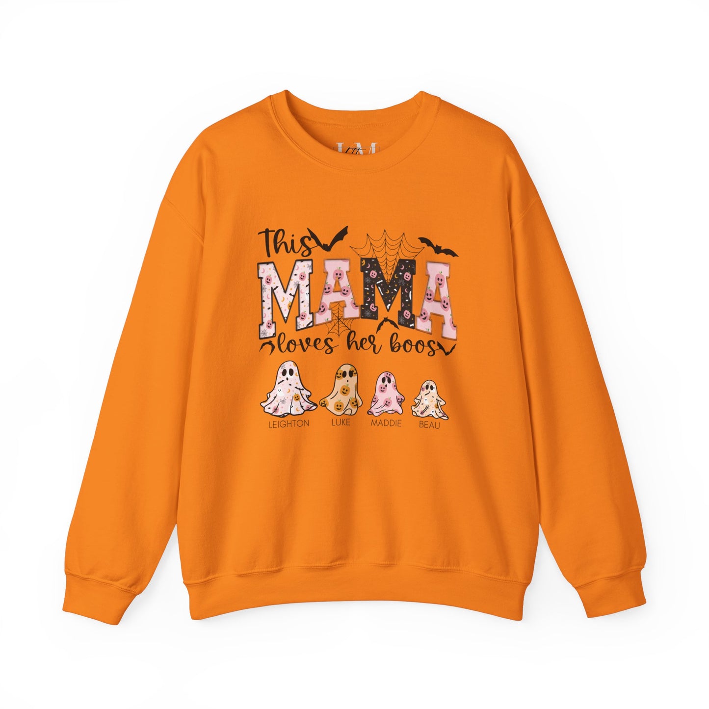 Custom Mama Loves her Boos Sweatshirt