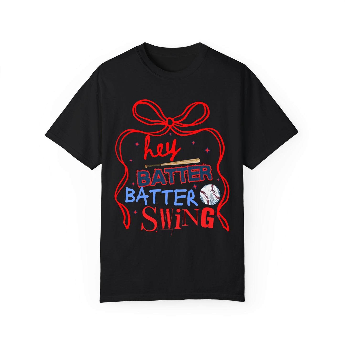 Coquette Hey Batter Batter Swing Baseball T-Shirt