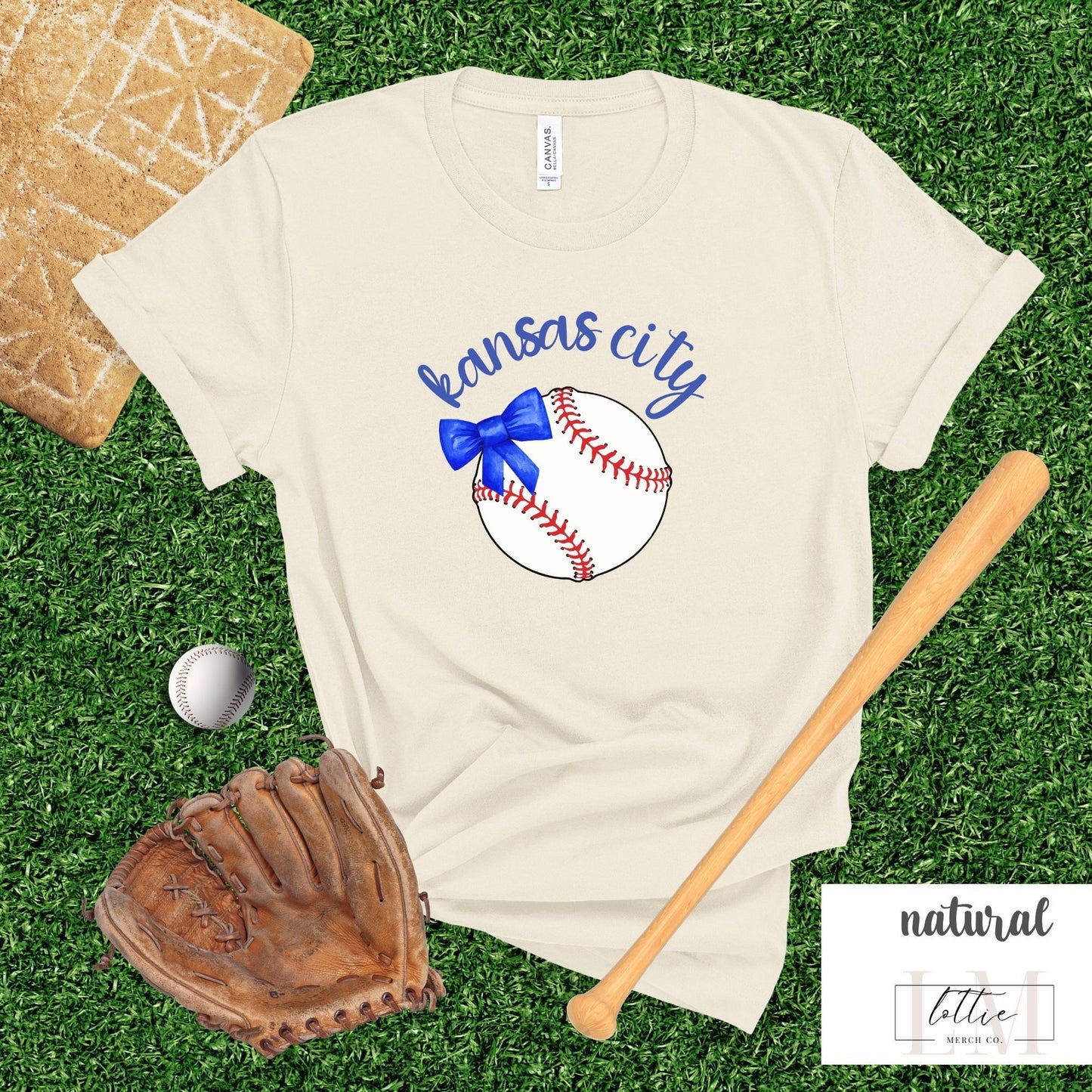 Kansas City Baseball Coquette T-Shirt