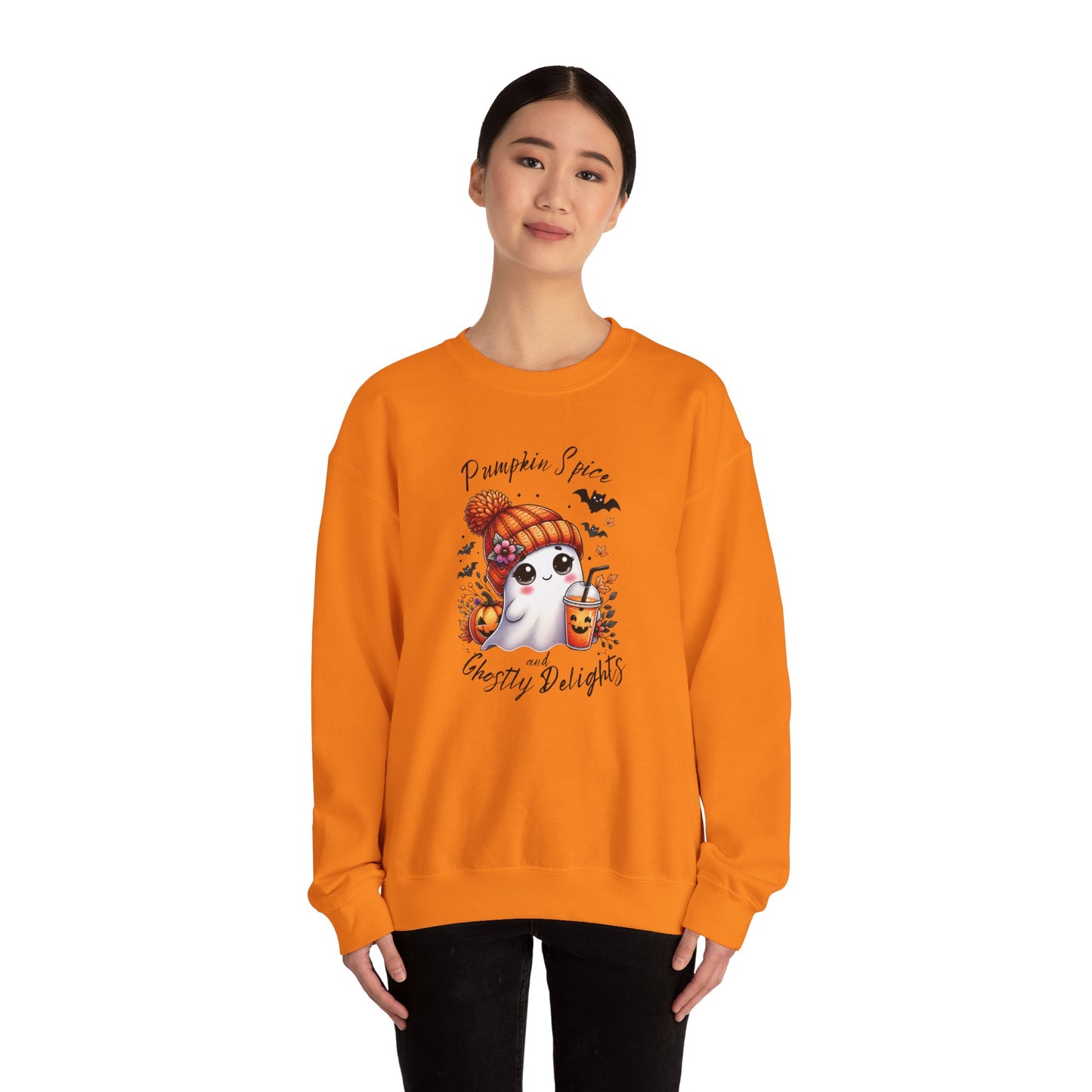 Pumpkin Spice and Ghostly Delights Sweatshirt
