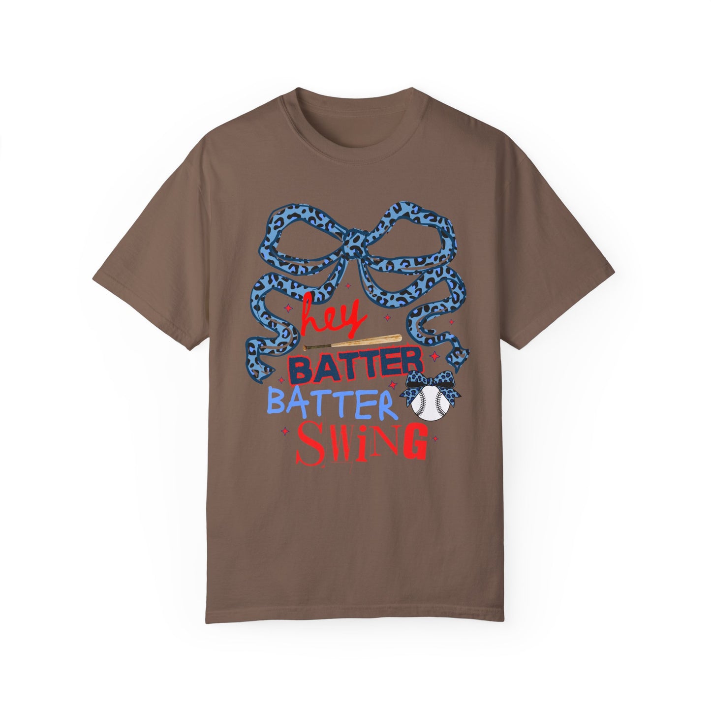 Coquette Hey Batter Baseball Letter T-Shirt