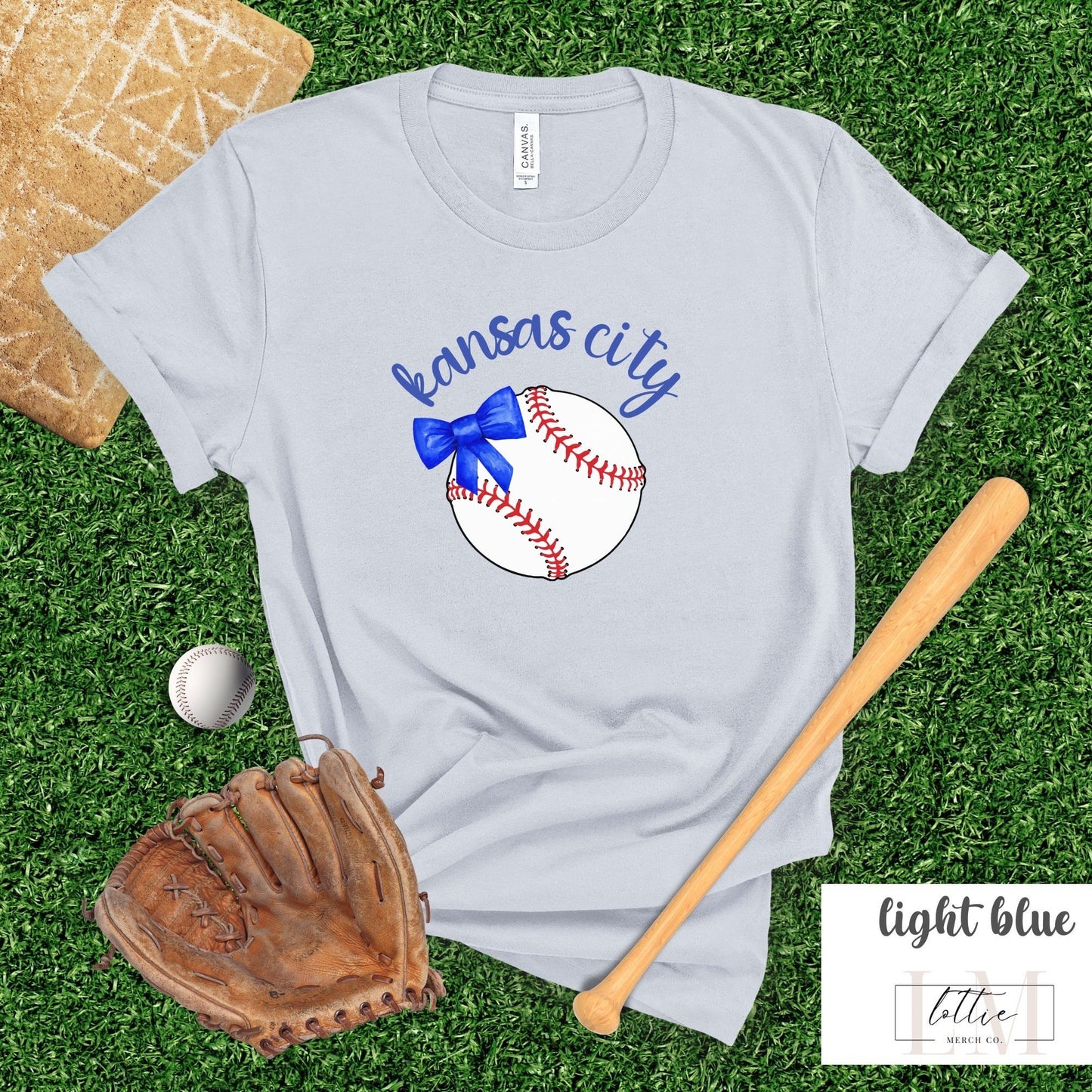 Kansas City Baseball Coquette T-Shirt