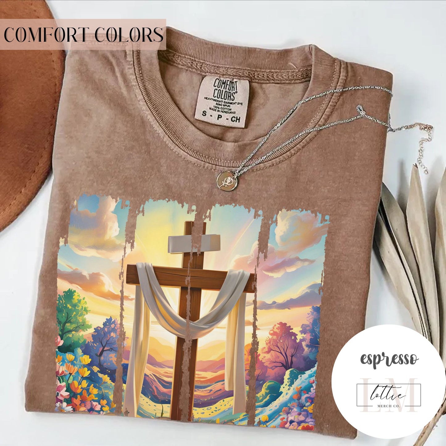 He Is Risen Watercolor T-Shirt
