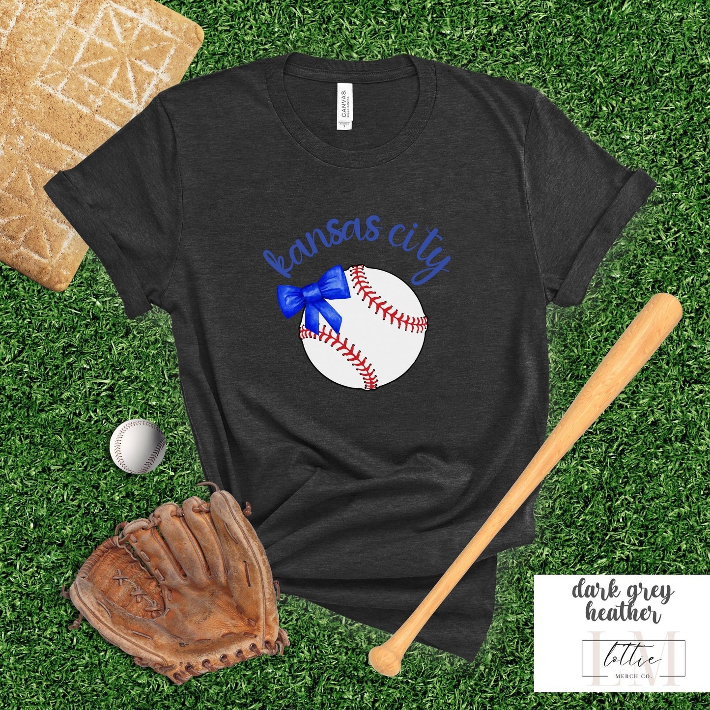 Kansas City Baseball Coquette T-Shirt