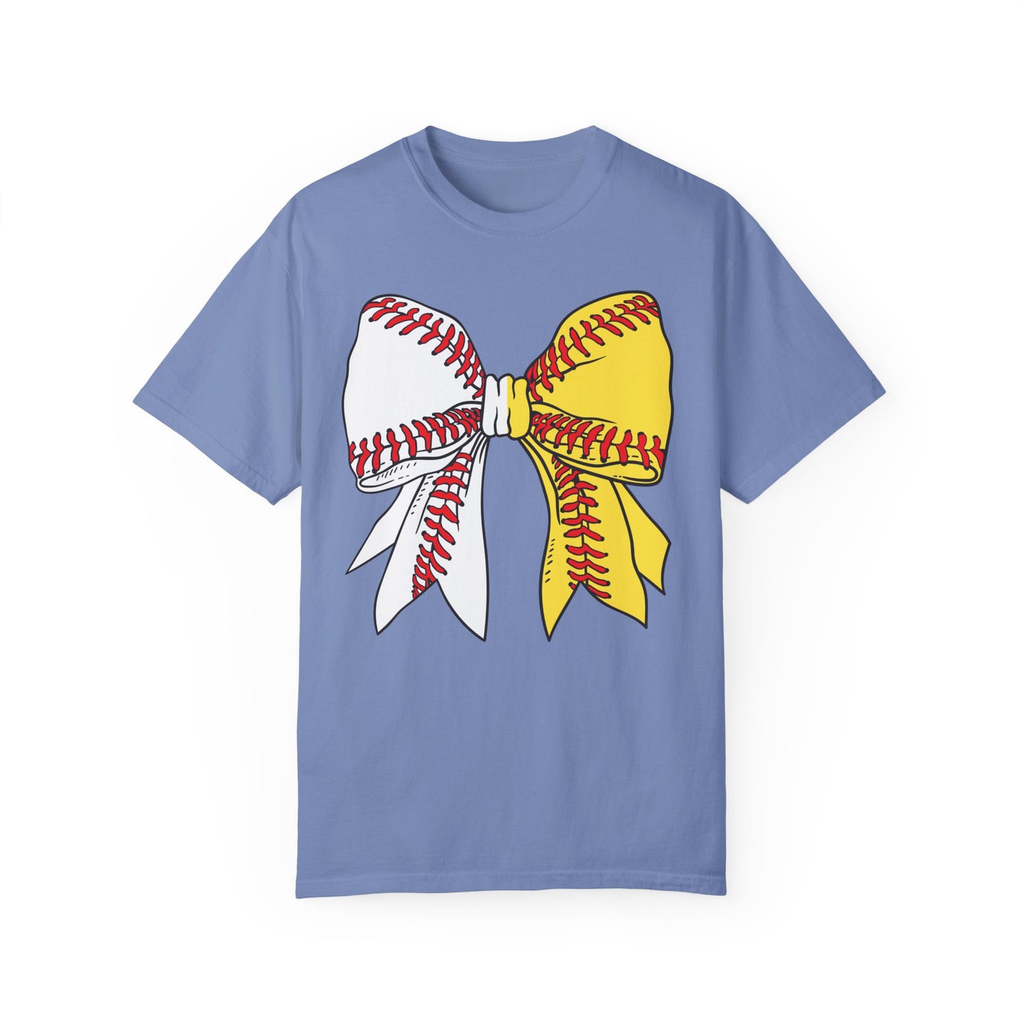 Baseball & Softball Coquette Bow T-Shirt