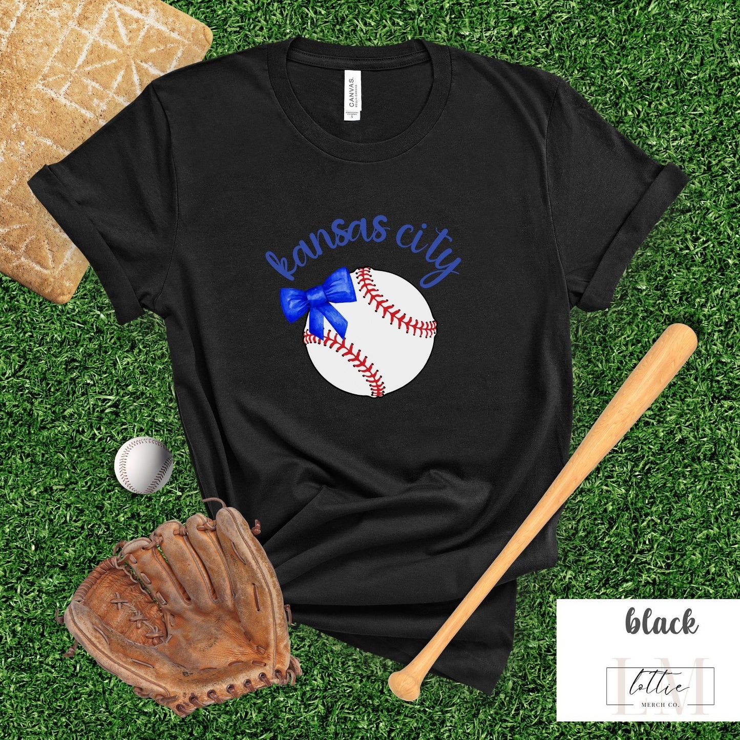 Kansas City Baseball Coquette T-Shirt