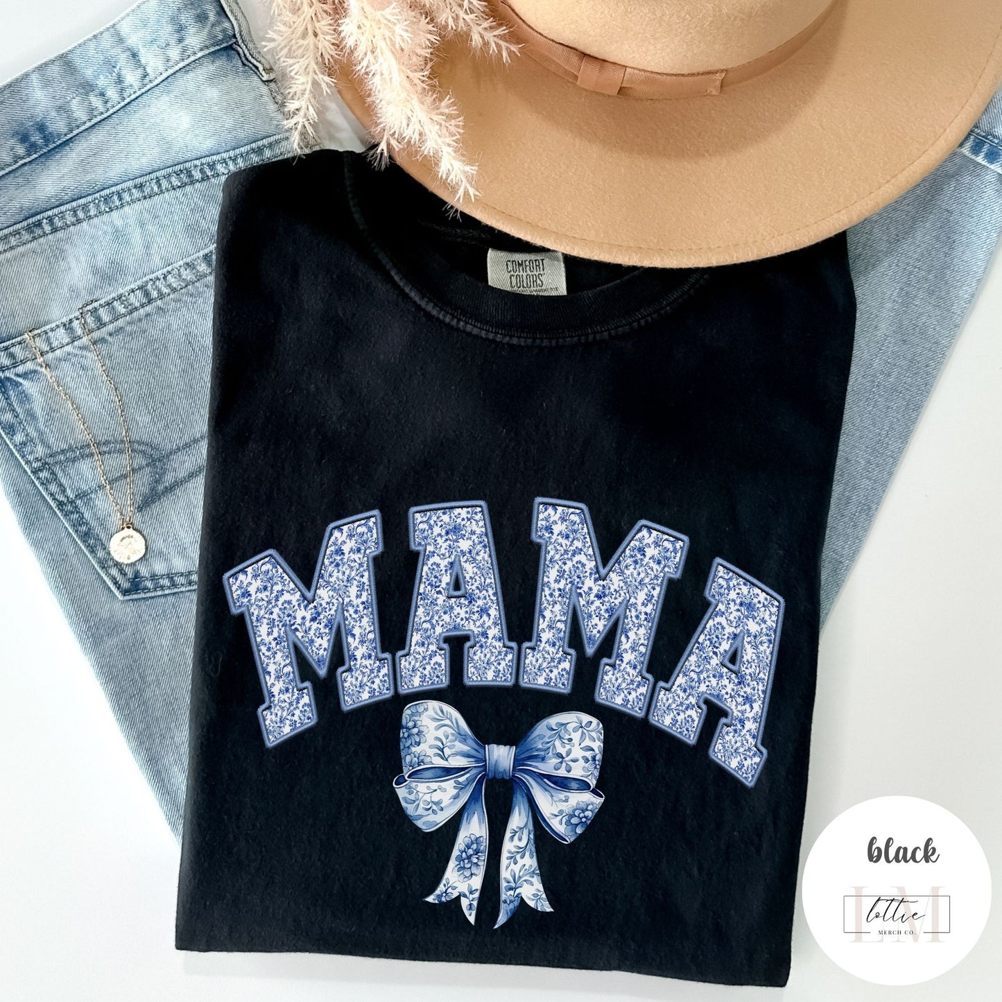 Chinoiserie Coquette Mama Shirt