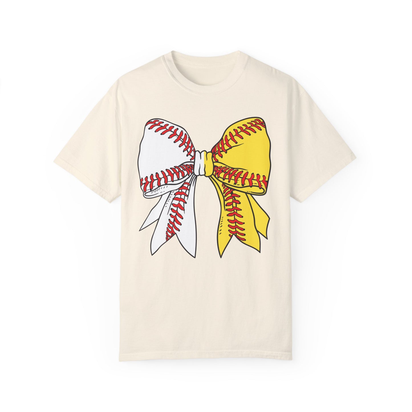 Baseball & Softball Coquette Bow T-Shirt