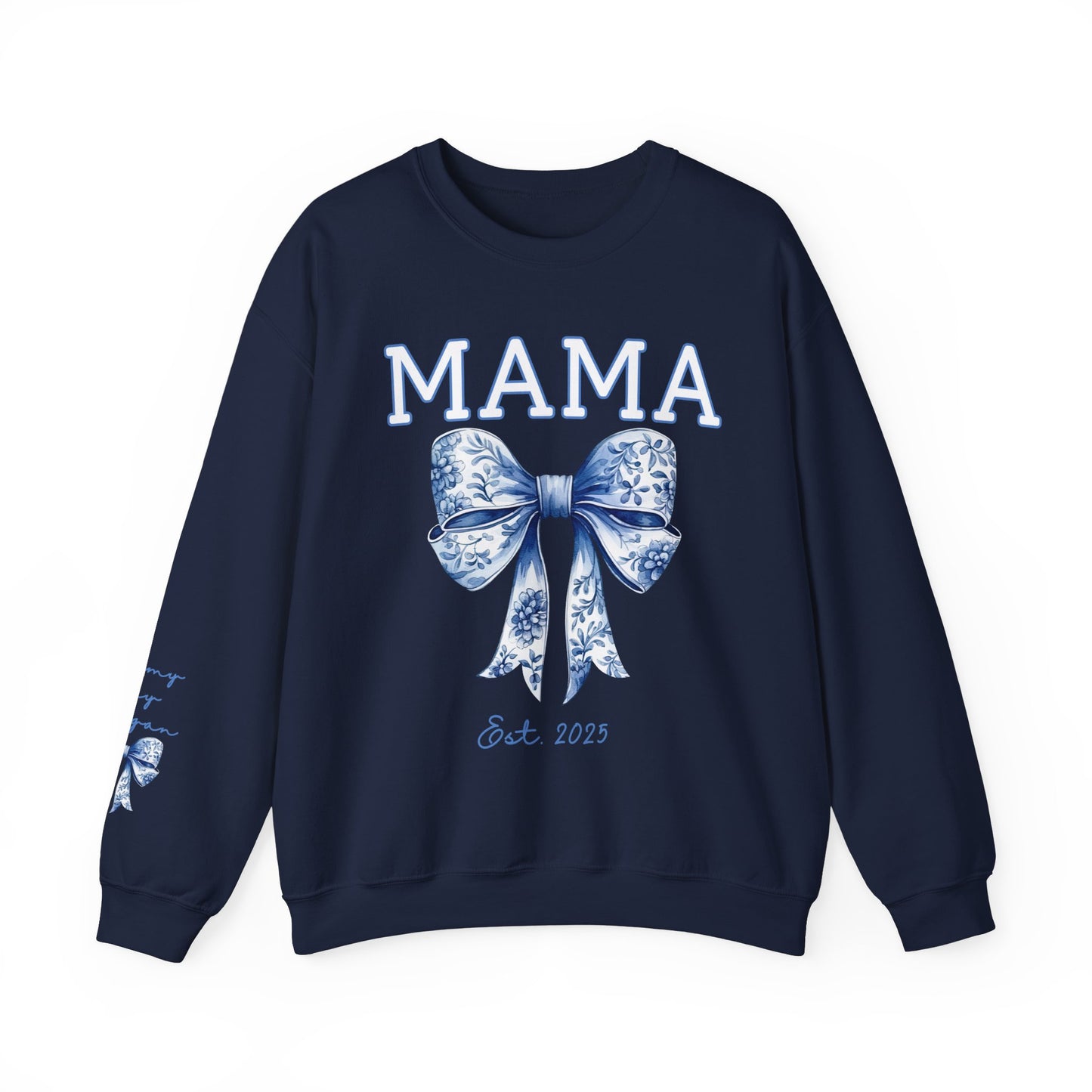 Personalized Toile Coquette Mama Sweatshirt