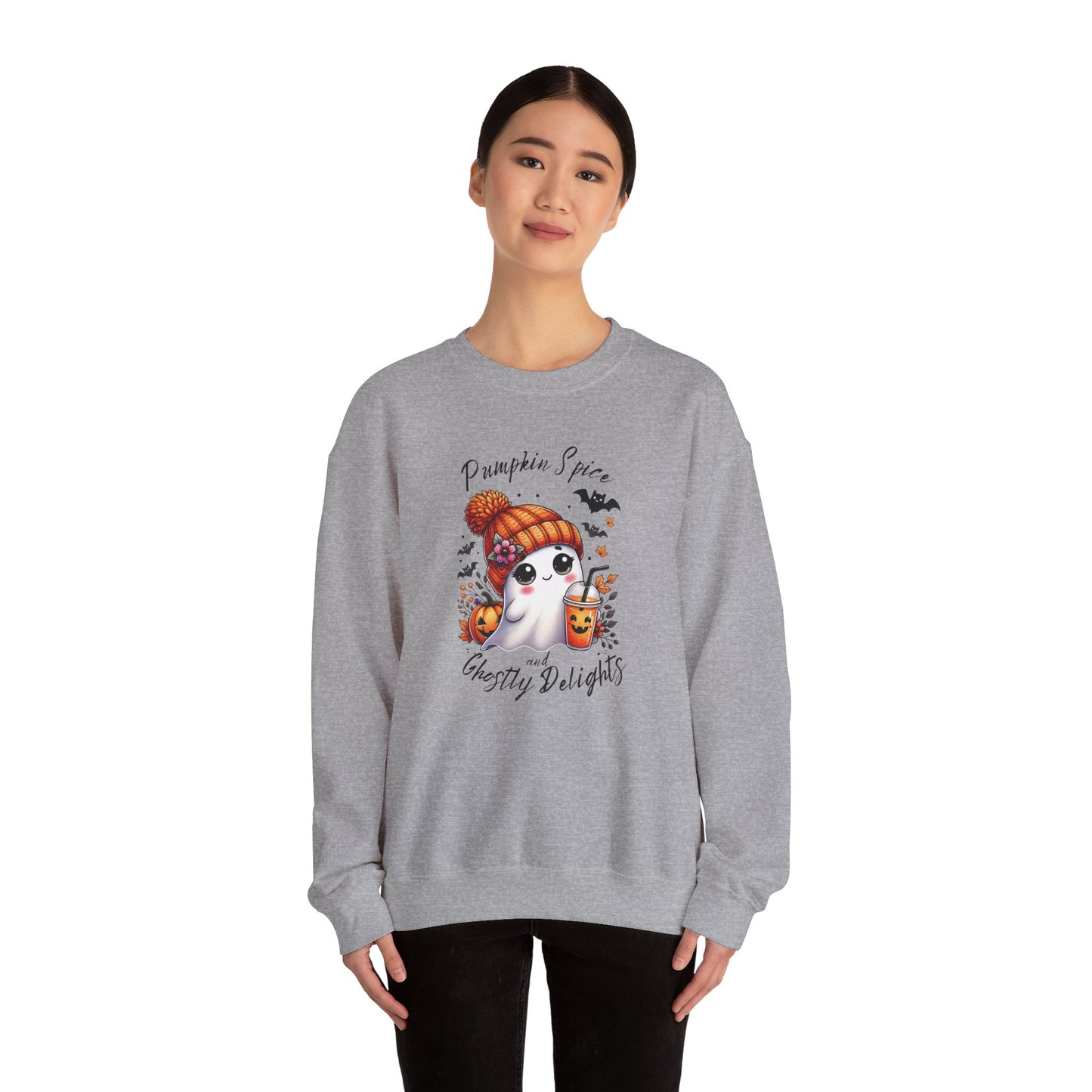 Pumpkin Spice and Ghostly Delights Sweatshirt