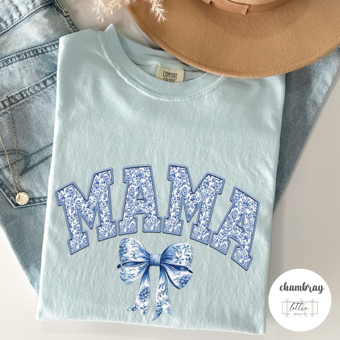 Chinoiserie Coquette Mama Shirt