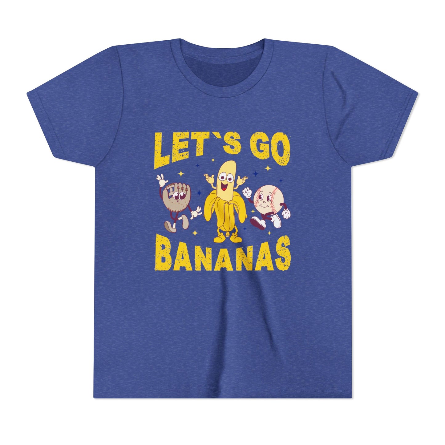 Youth Yellow Let's Go Bananas Kansas City Baseball Shirt