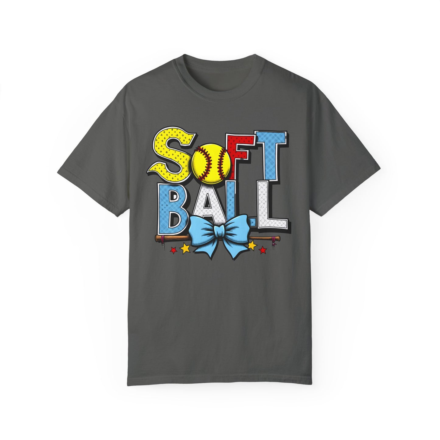 Softball Coquette Bow T-Shirt