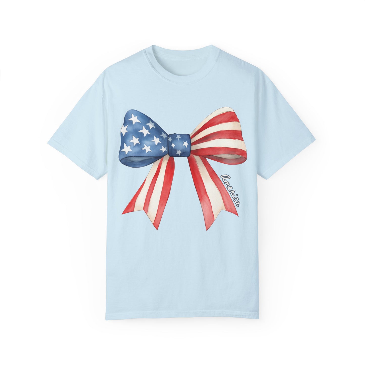 American Flag Bow T-Shirt