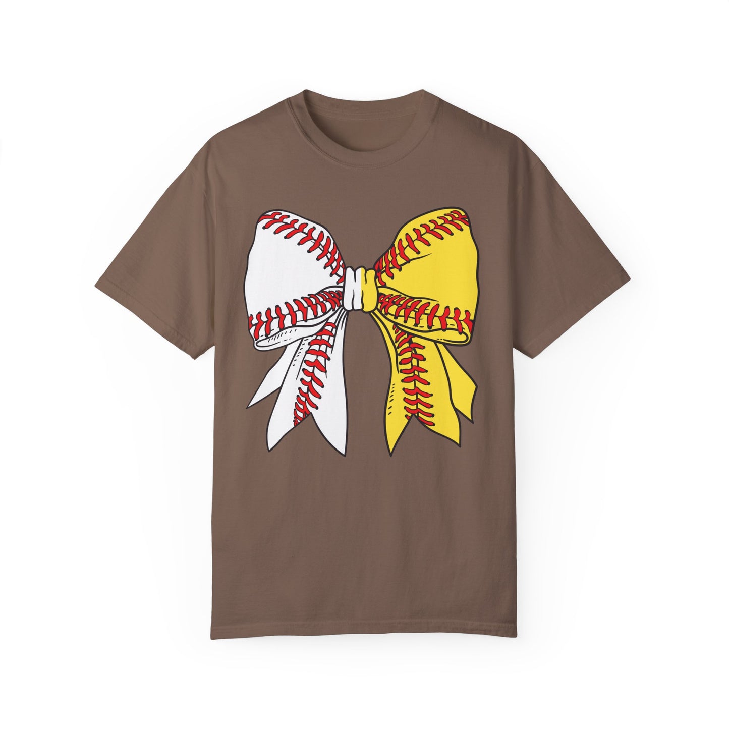 Baseball & Softball Coquette Bow T-Shirt