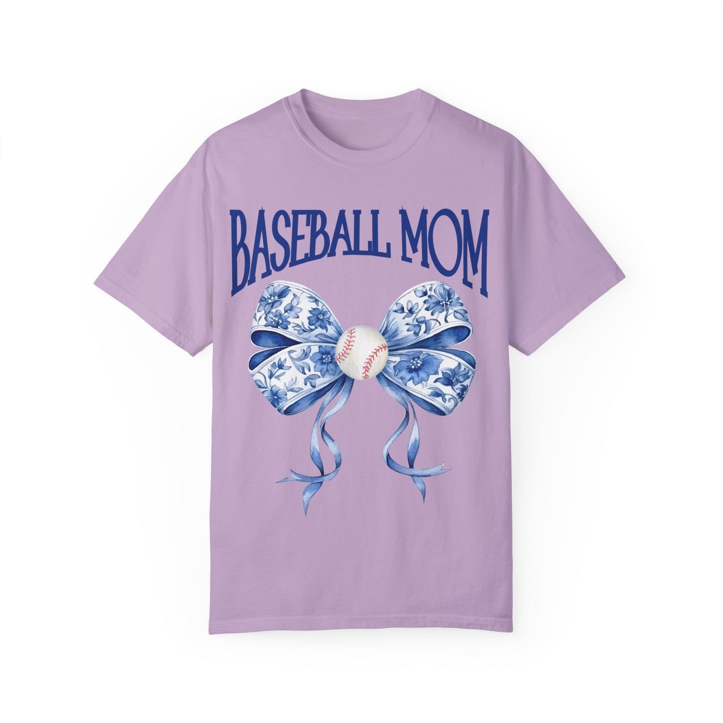 Toile Baseball Mom Bow T-Shirt